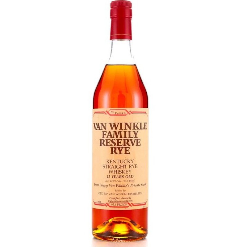 Pappy Van Winkle's Family Reserve Rye 13 Year Old Kentucky Straight Whiskey - ShopBourbon.com