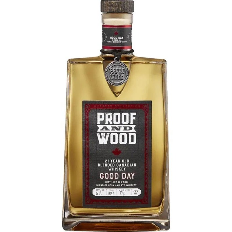 Proof and Wood 'Good Day' 21 Year Old Blended Canadian Whiskey - ShopBourbon.com