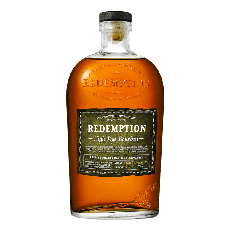 Redemption High Rye Straight Bourbon Whiskey - ShopBourbon.com