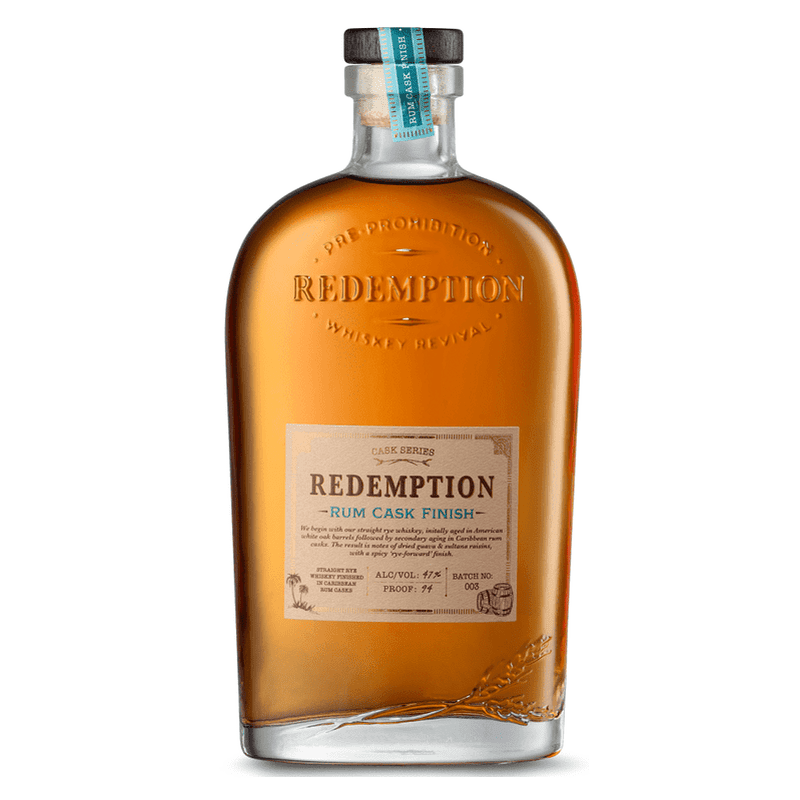 Redemption Rum Cask Finish Straight Rye Whiskey - ShopBourbon.com