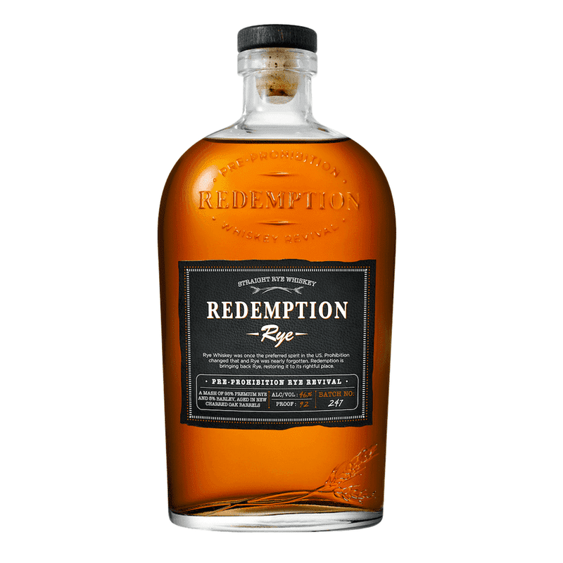 Redemption Rye Straight Rye Whiskey - ShopBourbon.com