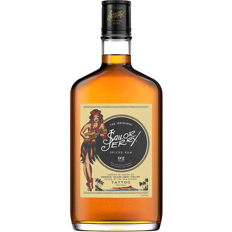 Sailor Jerry Spiced Rum 375 - PET Bottle - ShopBourbon.com