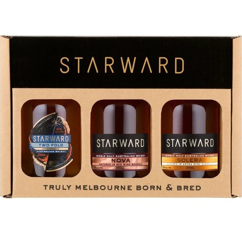 Starward Two-Fold/Nova/Solera Australian Whisky 3-Pack 200ml - ShopBourbon.com