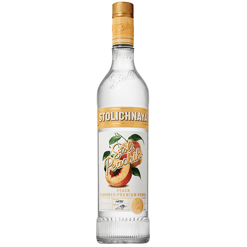 Stolichnaya Stoli 'Peachik' Peach Flavored Vodka Liter - ShopBourbon.com