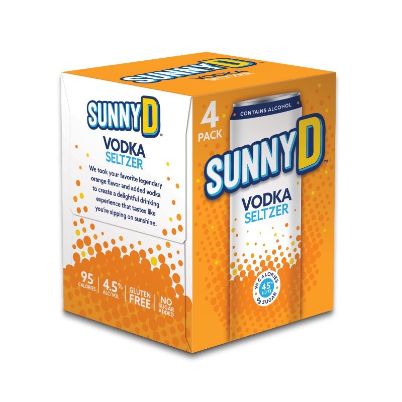 Sunny D Vodka Seltzer 4-Pack - ShopBourbon.com