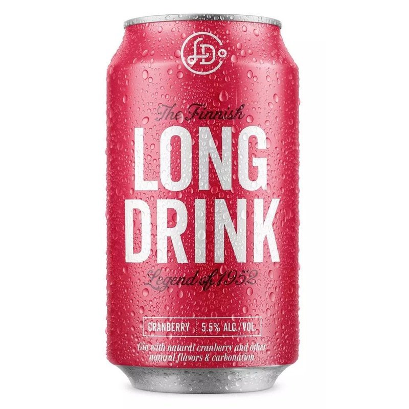 The Long Drink 'Cranberry' Flavored Gin 6-Pack - ShopBourbon.com
