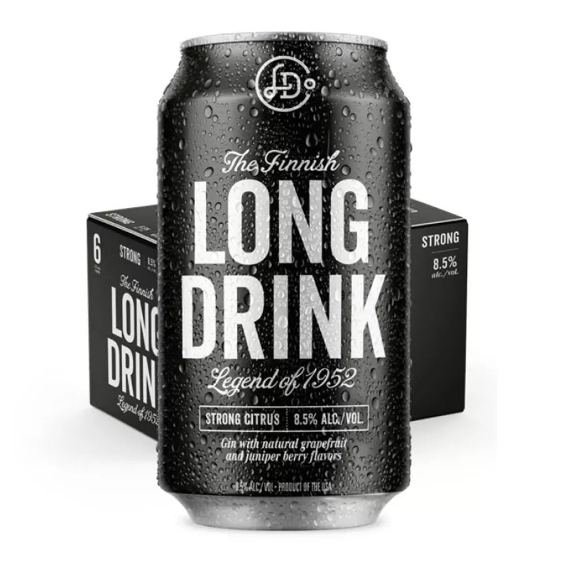 The Long Drink 'Strong Citrus' Flavored Gin 6-Pack - ShopBourbon.com