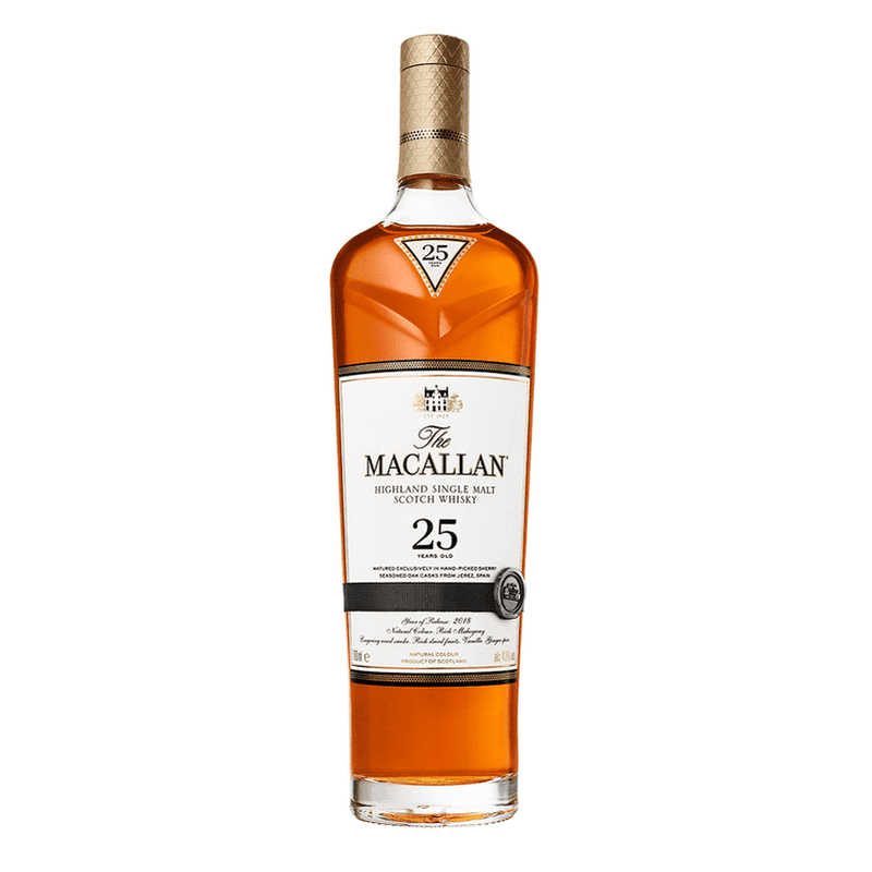 The Macallan 25 Year Old Sherry Oak Highland Single Malt Scotch Whisky - ShopBourbon.com