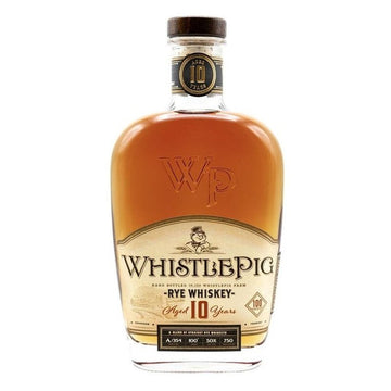 WhistlePig 10 Year Old Straight Rye Whiskey - ShopBourbon.com