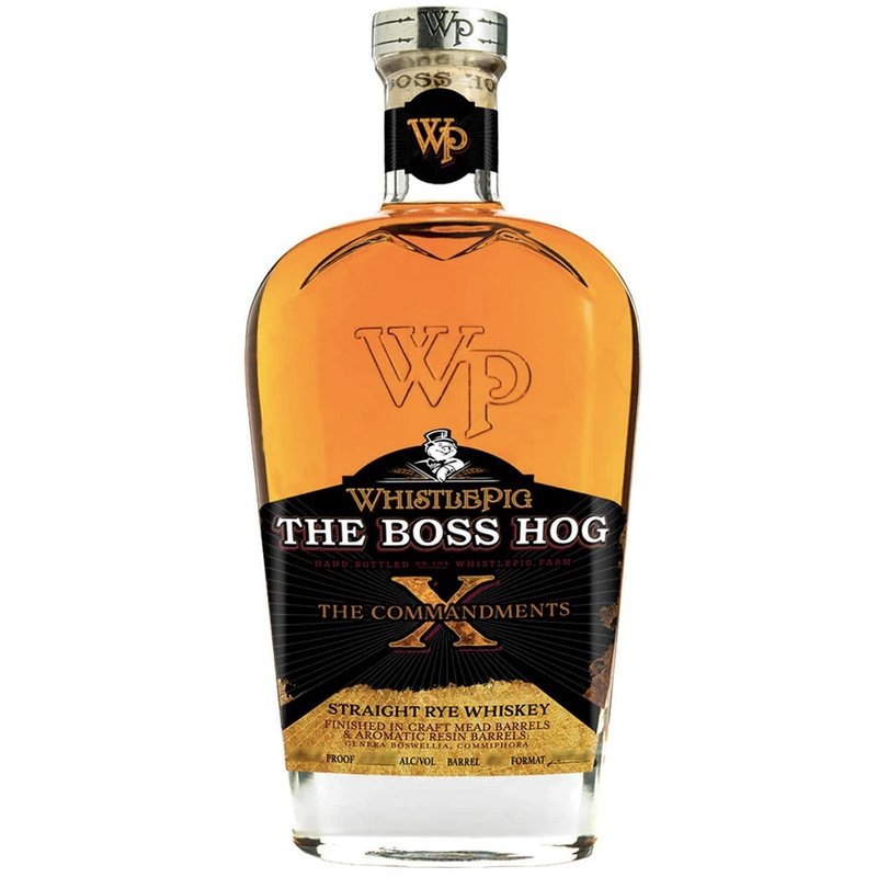 WhistlePig The Boss Hog X: 'The Commandments' Straight Rye Whiskey - ShopBourbon.com