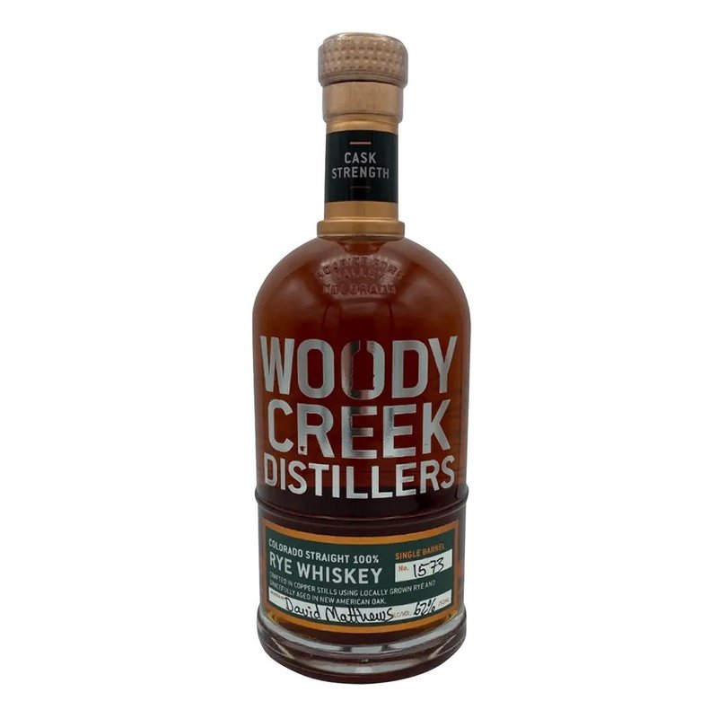 Woody Creek Distillers Cask Strength Colorado Straight Rye Whiskey - ShopBourbon.com