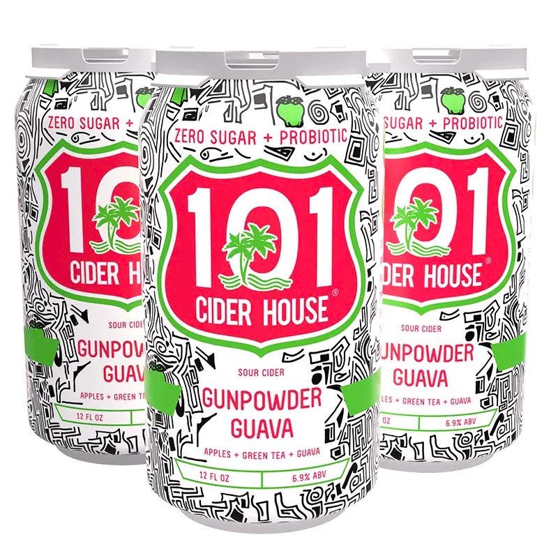 101 Cider House Gunpowder Guava Sour Cider 4-Pack - ShopBourbon.com