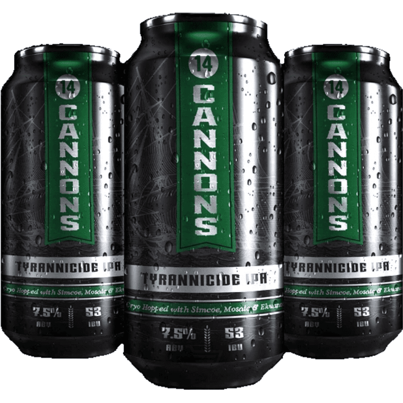 14 Cannons Tyrannicide WC IPA 4-pack Cans - ShopBourbon.com