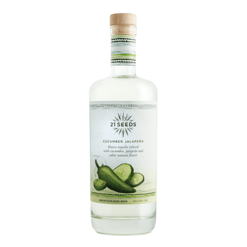 21 Seeds Cucumber Jalapeno Infused Blanco Tequila - ShopBourbon.com