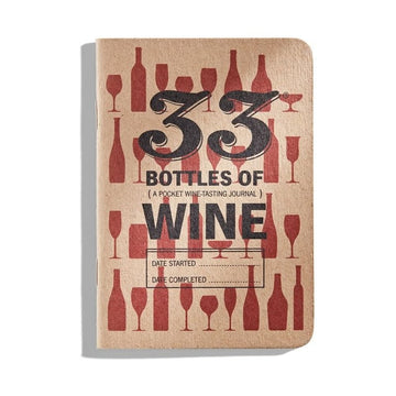 33 Bottles of Wine Tasting Book - ShopBourbon.com