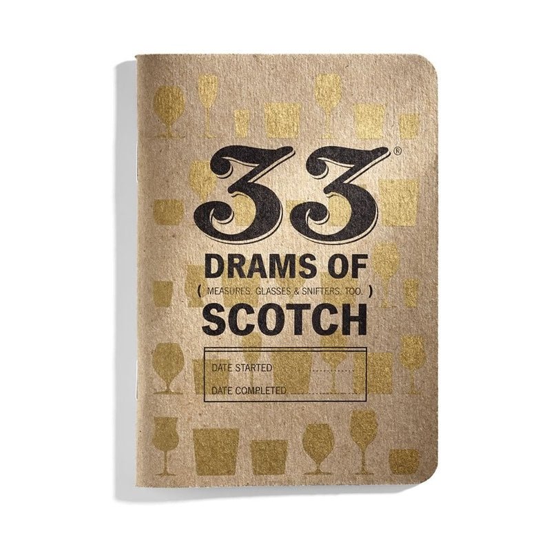 33 Drams of Scotch Tasting Book - ShopBourbon.com