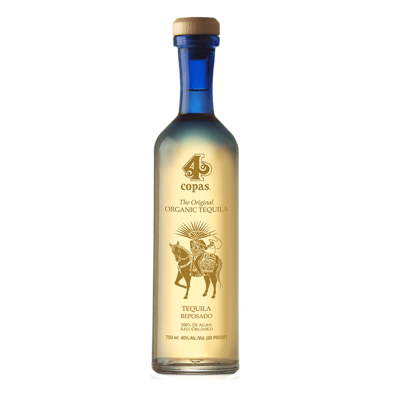 4 Copas Reposado Organic Tequila - ShopBourbon.com