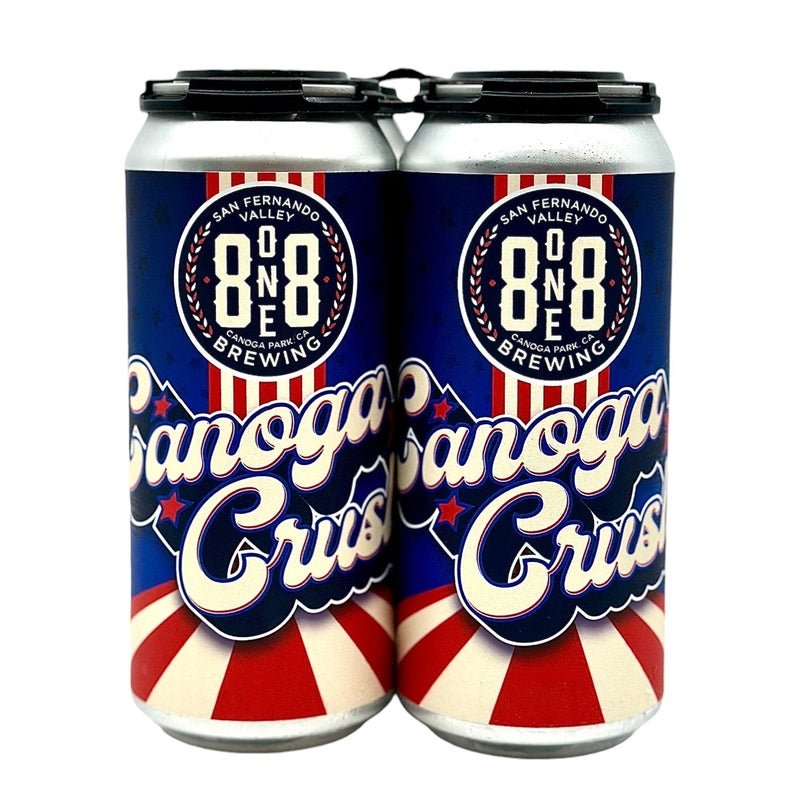 8one8 Brewing Canoga Crush American Light Lager Beer 4-Pack - ShopBourbon.com