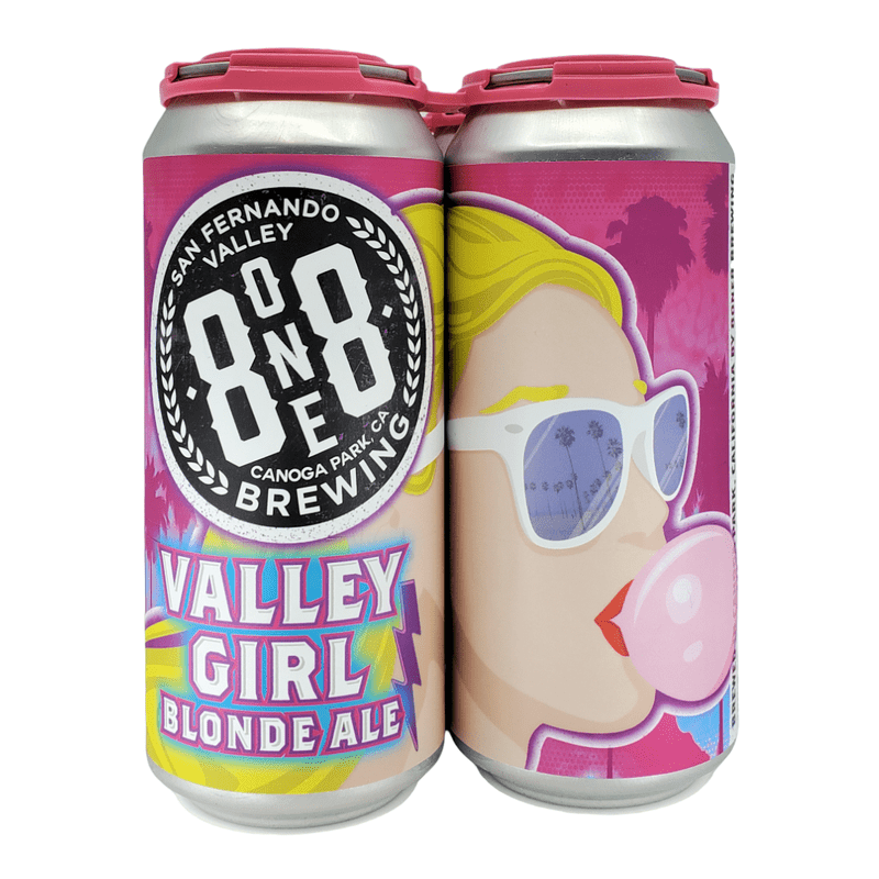 8one8 Brewing 'Valley Girl' Blonde Ale Beer 4-Pack - ShopBourbon.com