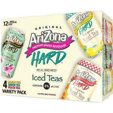 Arizona Hard Tea Variety 12 Pack - ShopBourbon.com