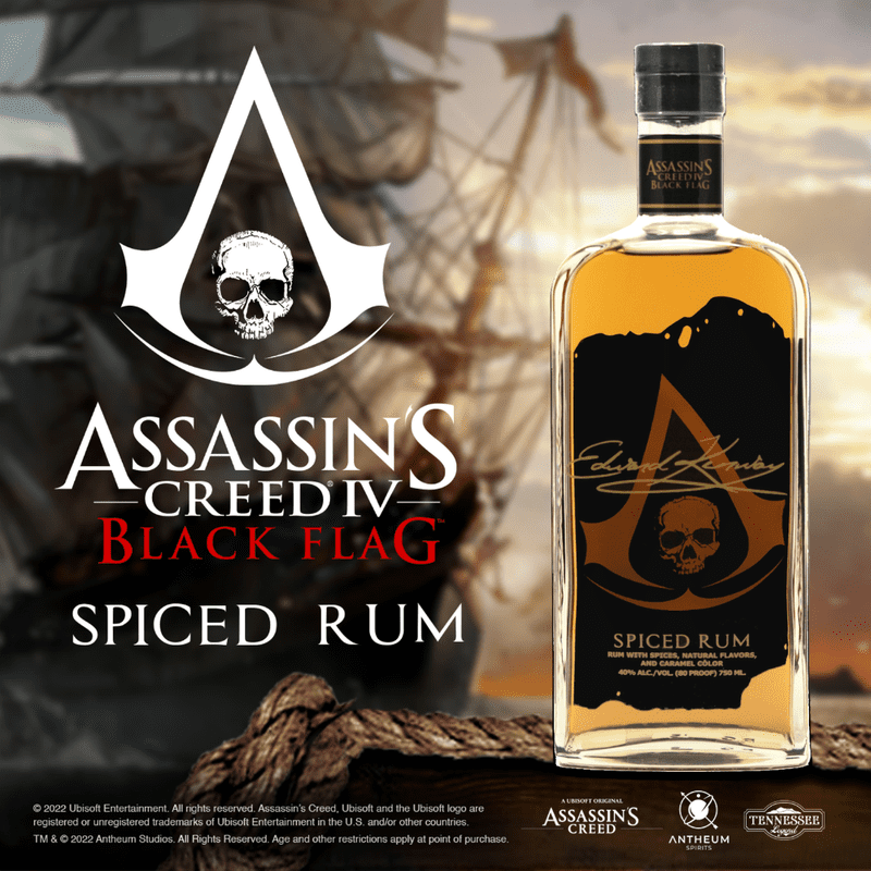 Assassin's Creed Black Flag: Edward Kenway Spiced Rum - ShopBourbon.com