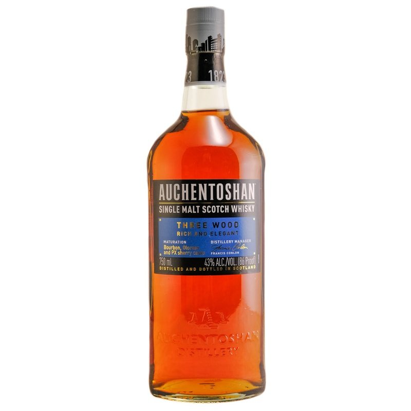 Auchentoshan Three Wood Single Malt Scotch Whisky - ShopBourbon.com