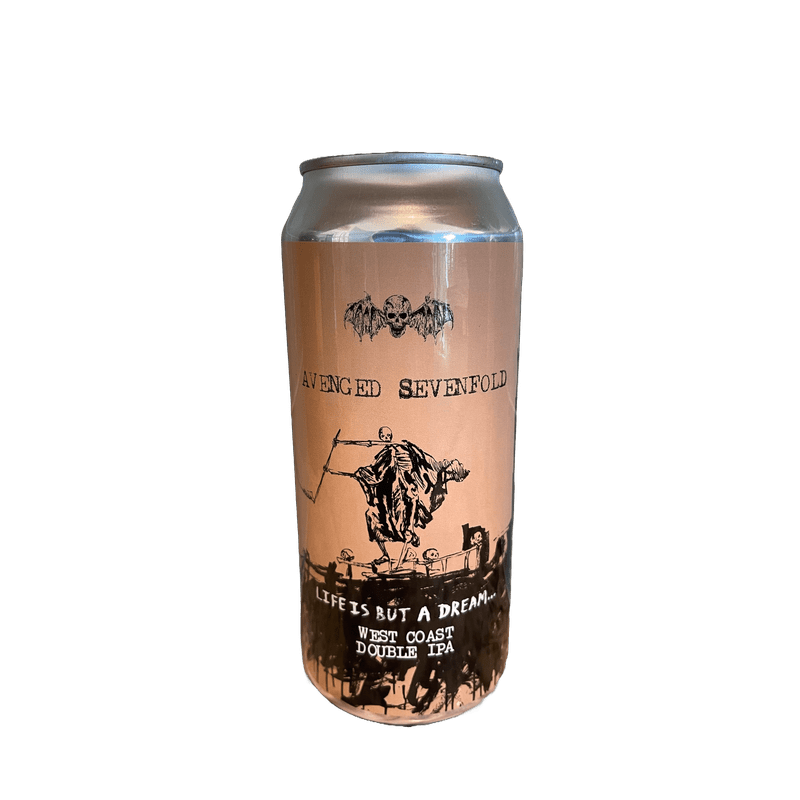 Avenged Sevenfold: Life Is But A Dream... West Coast Double IPA 4PK 16OZ CAN - ShopBourbon.com