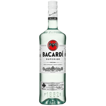 Bacardí Superior White Rum Liter - ShopBourbon.com