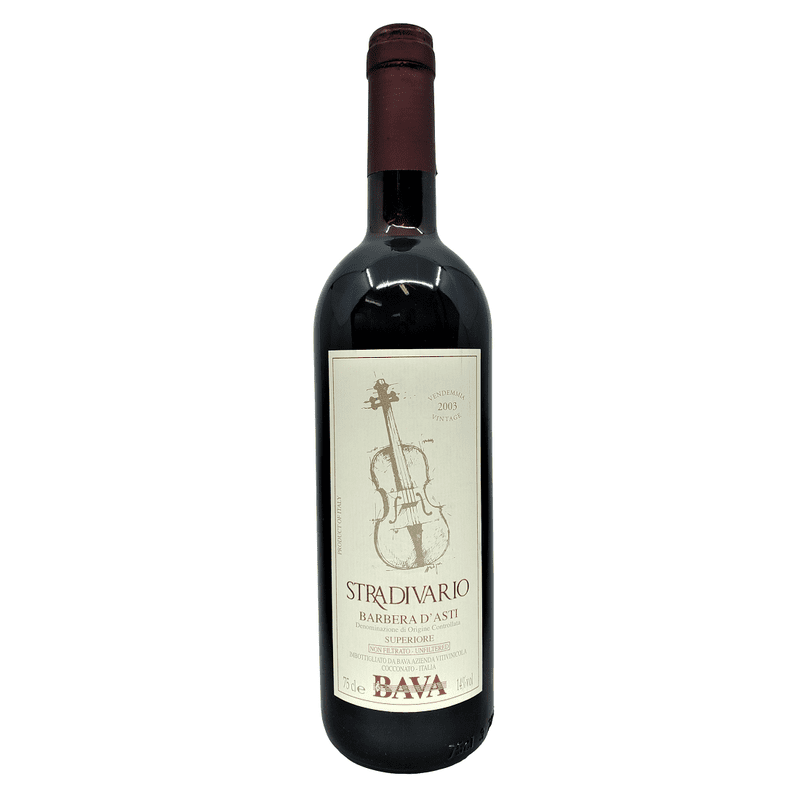 Bava Stradivario Barbera D'Asti Superiore 2003 - ShopBourbon.com