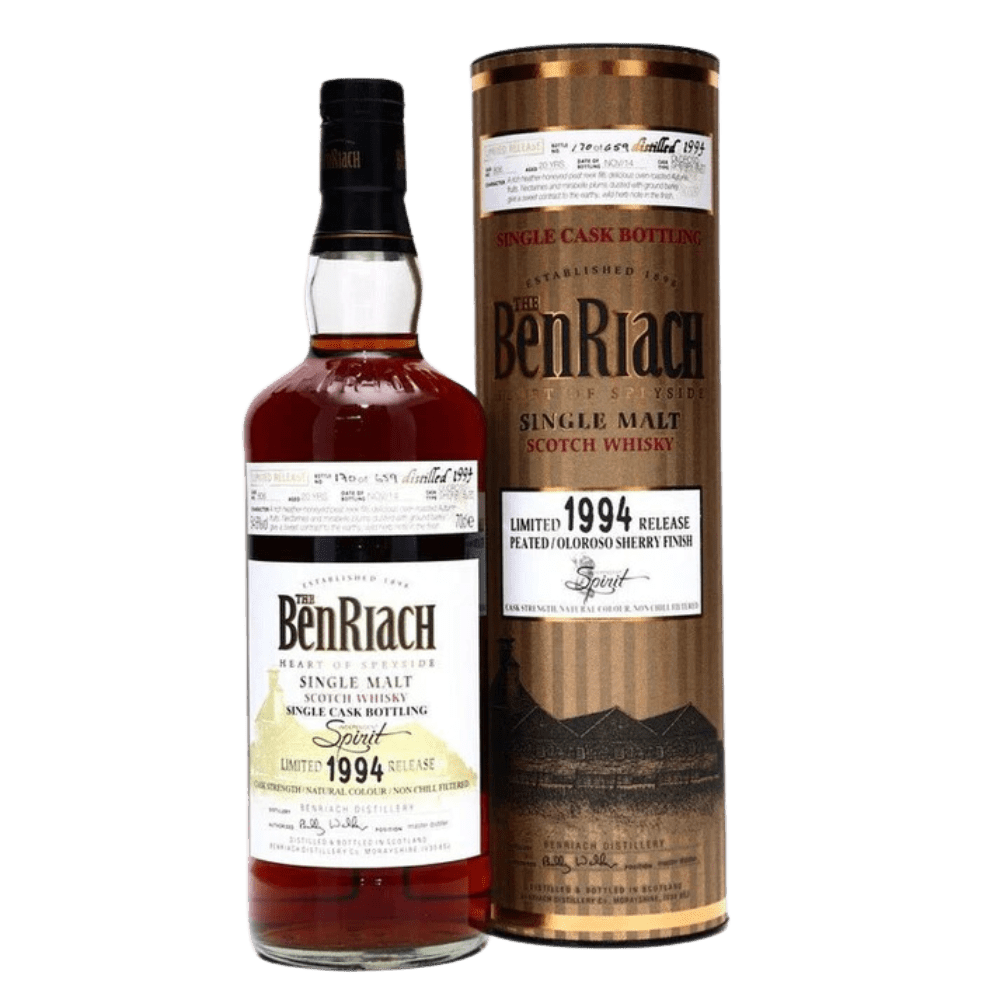 Benriach 1994 20 Year Old Peated Oloroso Single Cask #806 - ShopBourbon.com