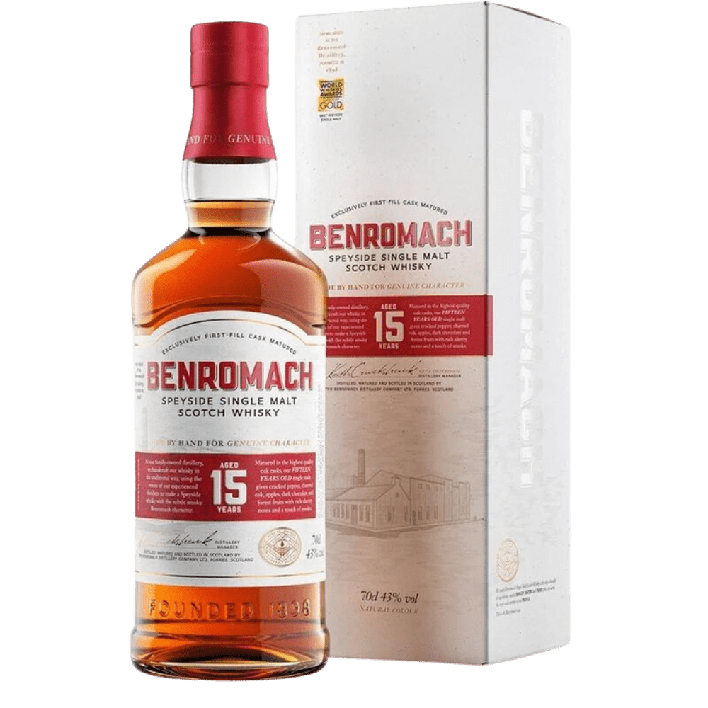 Benromach 15 Year Old Speyside Single Malt Scotch Whisky - ShopBourbon.com