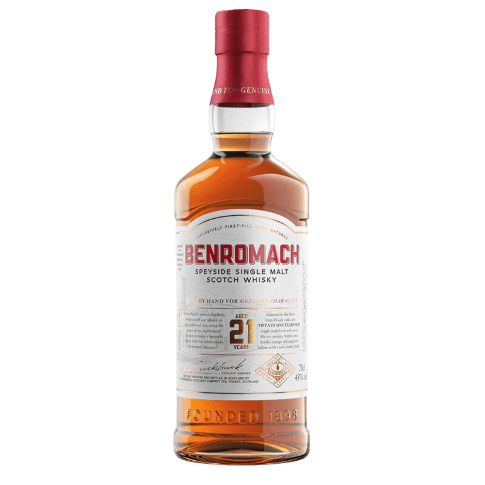 Benromach 21 Year Old Speyside Single Malt Scotch Whisky - ShopBourbon.com