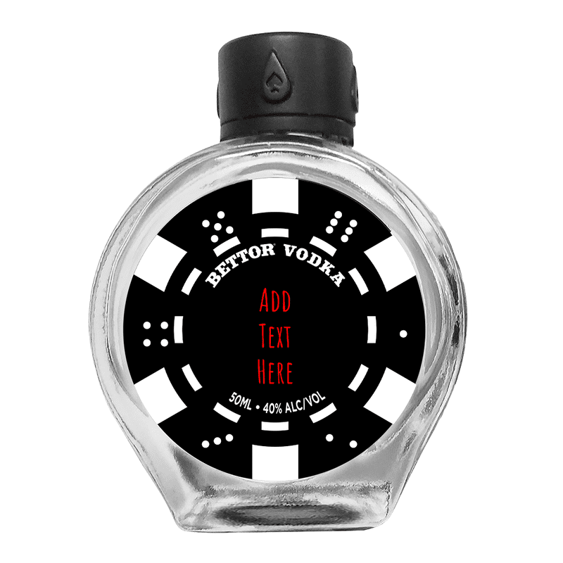 Bettor Vodka Custom Bottle 50ml - ShopBourbon.com