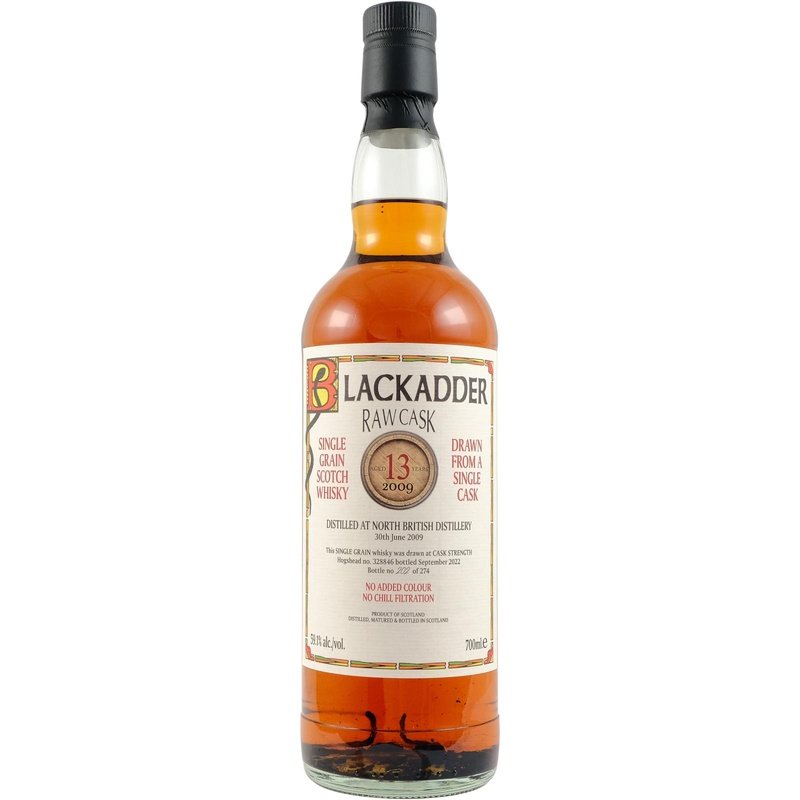 Blackadder Raw Cask 2009 North British 13YO Single Grain Scotch Whisky - ShopBourbon.com