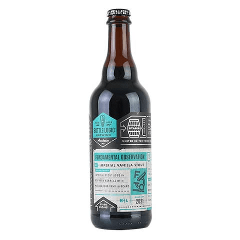 Bottle Logic Brewing Co. 10th Anniversary 'Fundamental Observation' Imperial Stout With Madagascar Vanilla Beans - ShopBourbon.com