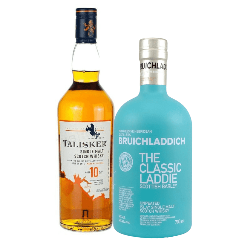 Bruichladdich Classic Laddie & Talisker 10 Year Old Bundle - ShopBourbon.com