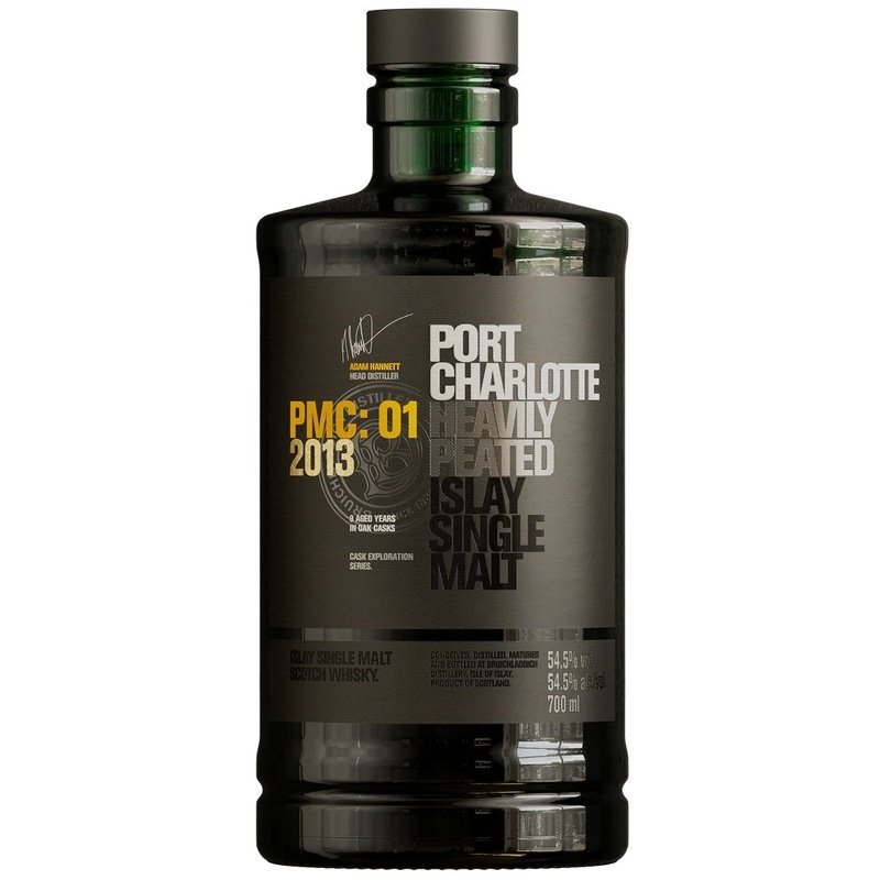 Bruichladdich Port Charlotte PMC:01 2013 Heavily Peated Islay Single Malt Scotch Whisky - ShopBourbon.com