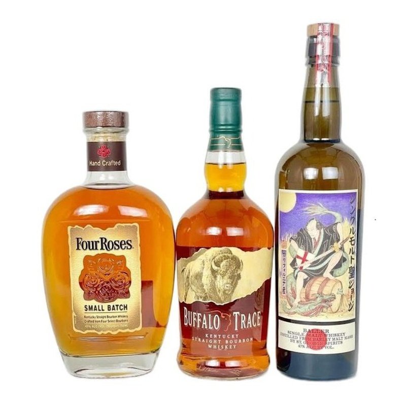 Buffalo Trace, Four Roses, & St. George Bundle - ShopBourbon.com