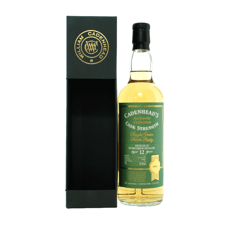 Cadenhead's Invergordon 12 Year Old Cask Strength Single Grain Scotch Whisky - ShopBourbon.com