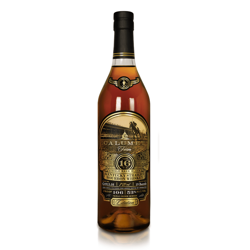 Calumet Farm Single Rack Black 16 Year Old Kentucky Straight Bourbon Whiskey - ShopBourbon.com