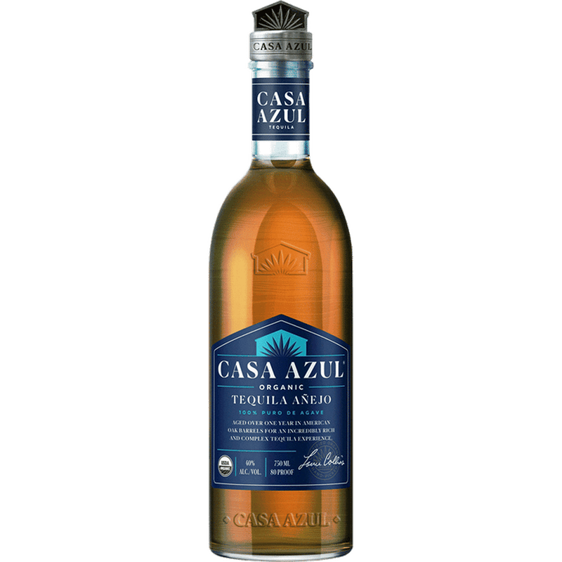 Casa Azul Añejo Organic Tequila - ShopBourbon.com