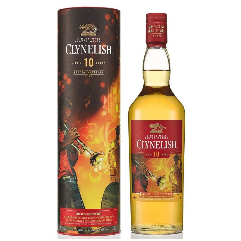 Clynelish 10 Year Old 'The Jazz Crescendo' Special Release 2023 Single Malt Scotch Whisky - ShopBourbon.com