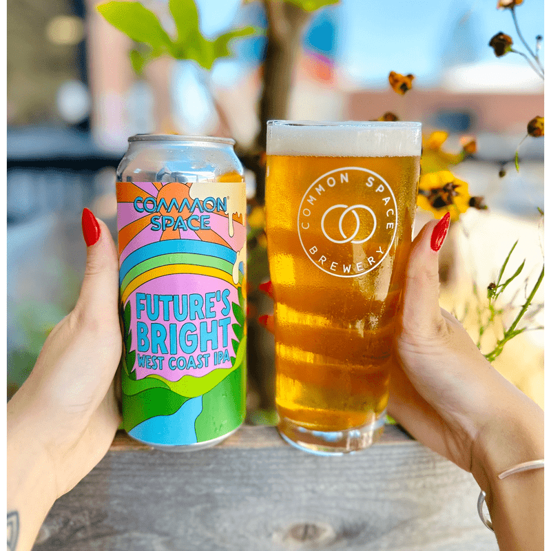 Common Space 'Future's Bright' West Coast IPA Beer 4-pack cans - ShopBourbon.com