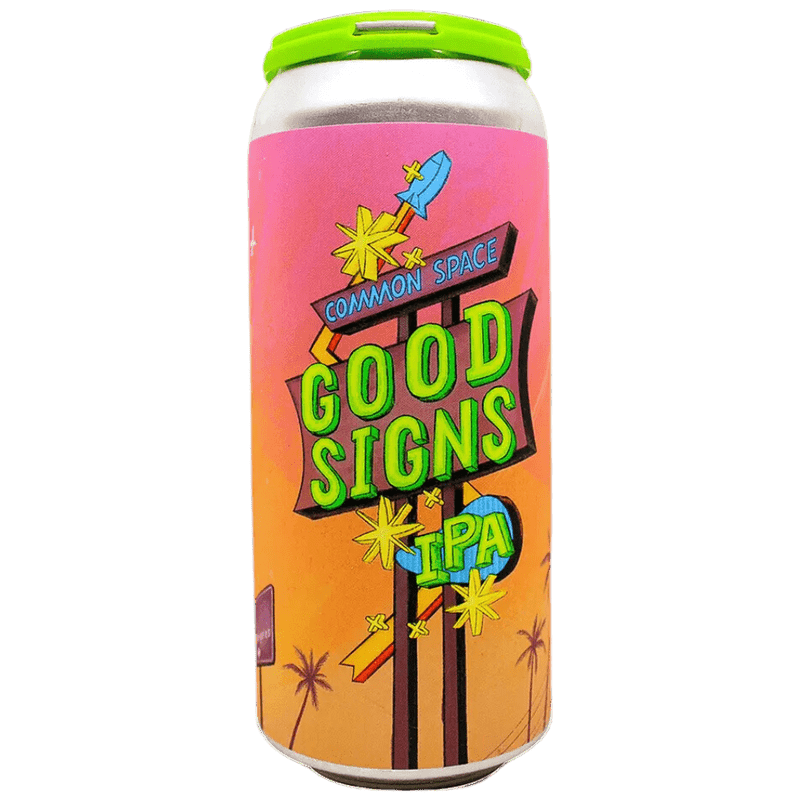 Common Space 'Good Signs' West Coast IPA Beer Single Can - ShopBourbon.com