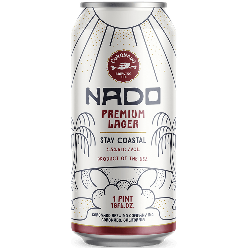 Coronado Brewing Nado Premium Lager Beer Single Can - ShopBourbon.com