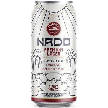 Coronado Brewing Nado Premium Lager Beer Single Can - ShopBourbon.com