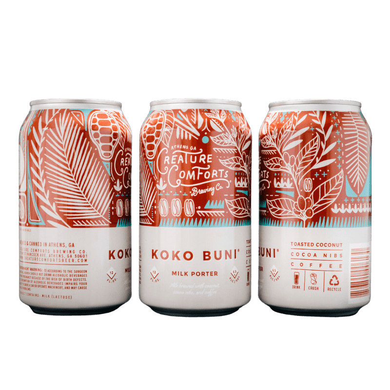 Creature Comforts Koko Buni Milk Porter 6-pack Cans - ShopBourbon.com