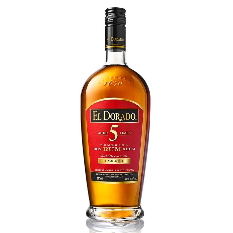 El Dorado 5 Year Old Cask Aged Demerara Rum - ShopBourbon.com