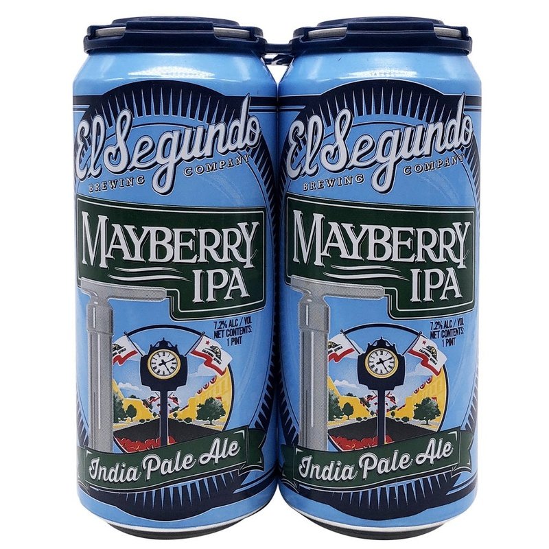 El Segundo Brewing Co. 'Mayberry' IPA Beer 4-Pack - ShopBourbon.com