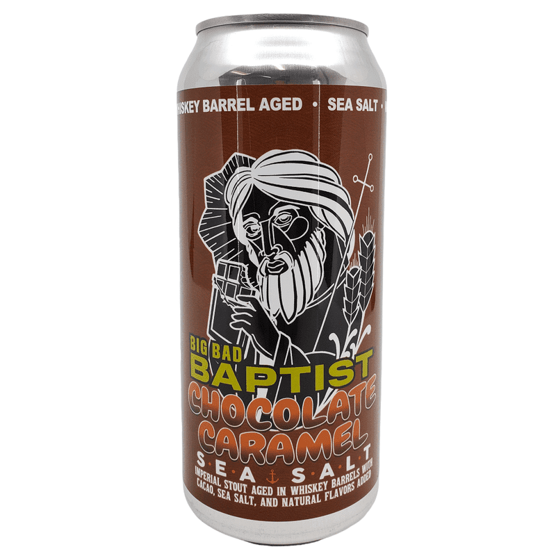 Epic Brewing Big Bad Baptist Chocolate Caramel Sea Salt Imperial Stout Beer Single Can - ShopBourbon.com